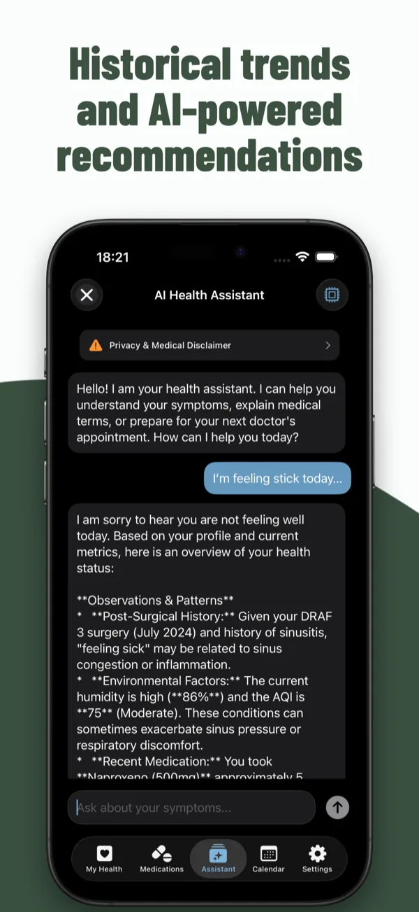 My Health Keeper - Asistente IA de Salud