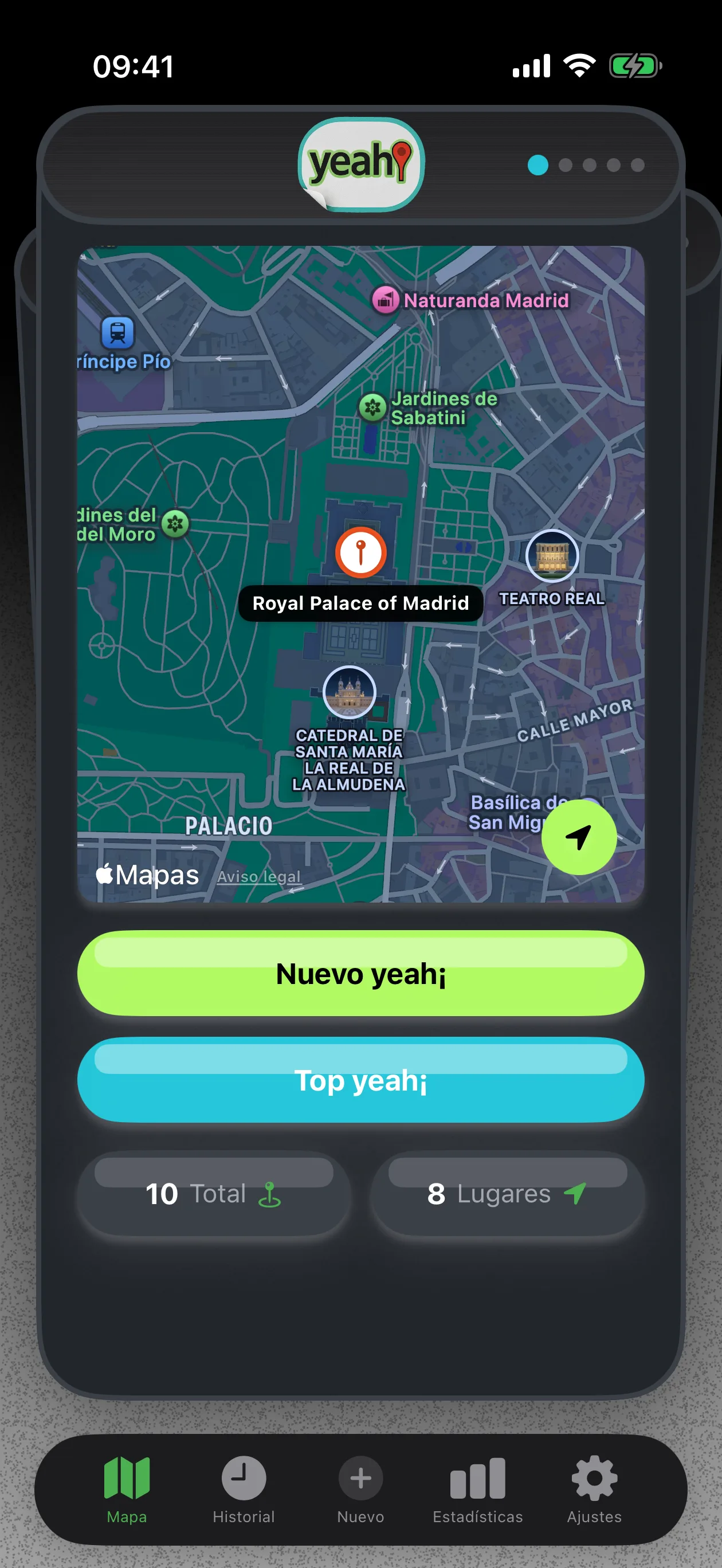 Yeah App Dark Mode